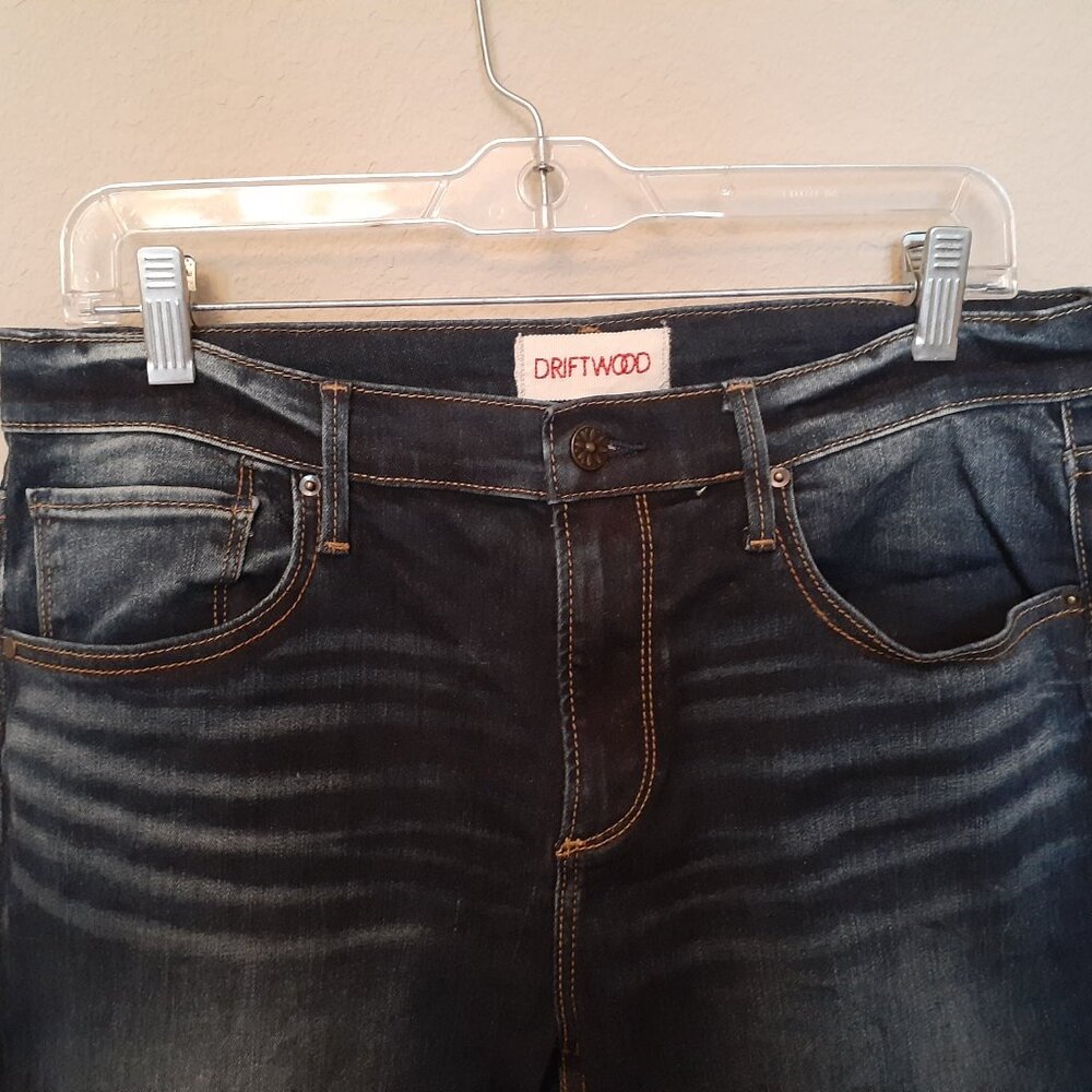 Driftwood Embroidered Cuff Jeans - Picture 7 of 13